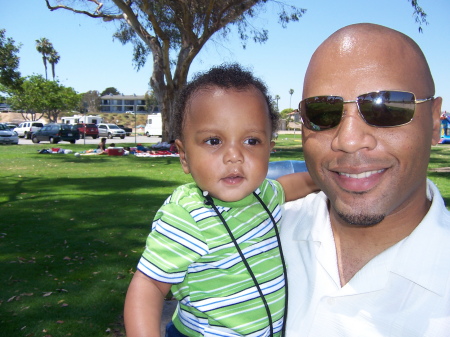 Me and my son Solomon