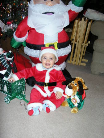 Our son David at Christmas 2005