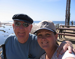 Visiting with Dad in Santa Barbara