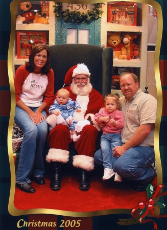 Family with Santa 2005