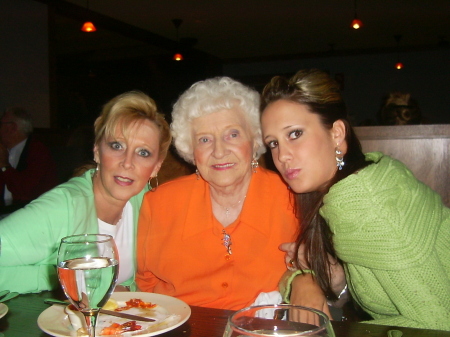 Me, My Mom 84 years old and Chelsea 17 years old