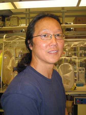 Ming in his lab in 2005