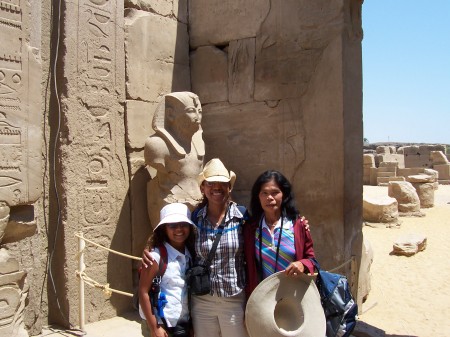 at the karnak temple