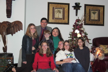 Doug Bricker family Christmas 2004