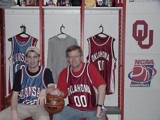 Bruce and Scott at the Final Four in Atlanta