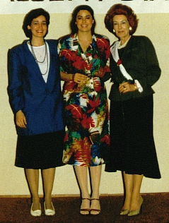 Me, my Mom (Olivia) and sister (Julie) on Graduation Day