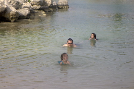 Takin a swim in Playa Del Carmen