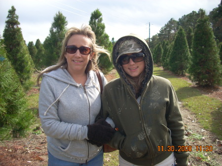 Tyler and I at Christmas Tree farm