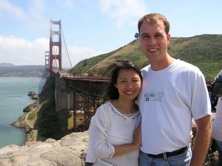 on our honeymoon, June 2005