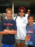 Me and boys at Marine World 2005