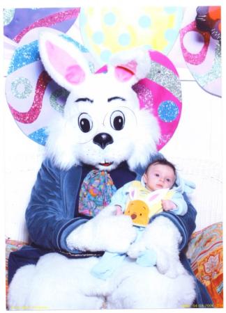 Robert meets the Easter Bunny