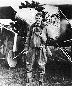 Charles Lindbergh At Paris Airport