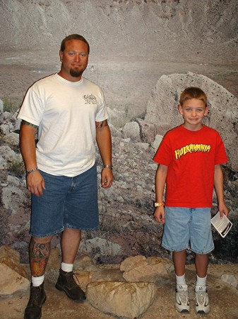 at the meteor crater