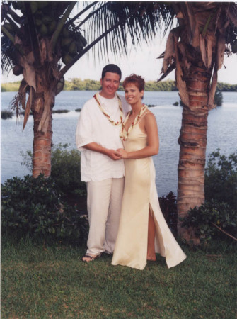 Mike & Carolyn - on our wedding day, October 31, 1999