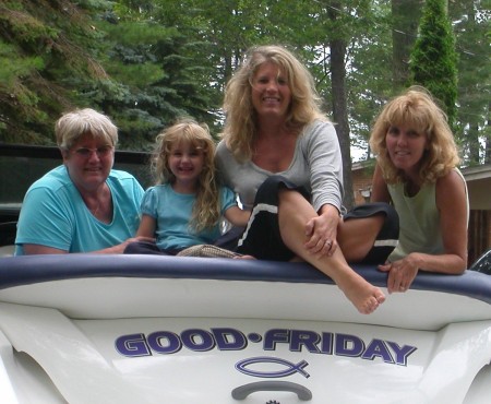 The girls at Higgin Lake, Michigan summer 2005