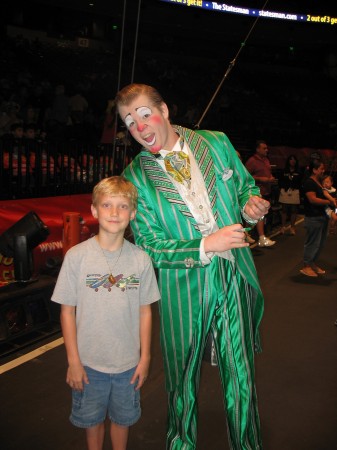Devin(9) at the Ringling Brothers Circus