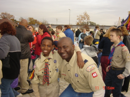 MY son and I in Germany!