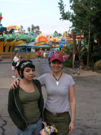Me and Little me (Kristen) enjoying Magic Kingdom 2005