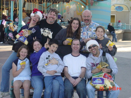 Family at Disneyland