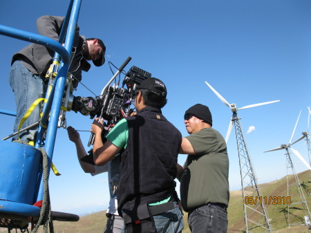 Rigging a camera to a Condor crane