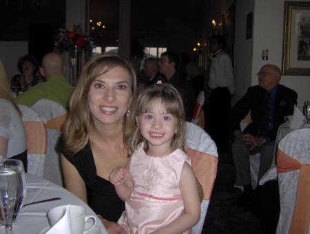 Me and my daughter Maya, at a family wedding