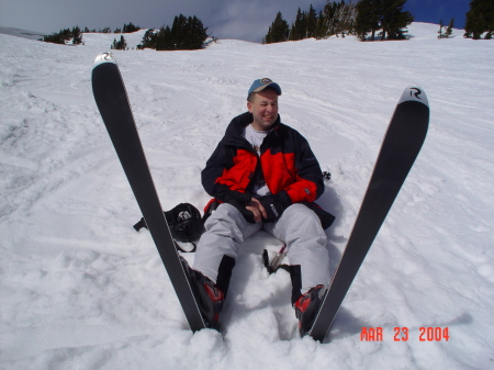 My husband Jeff on Mt. Hood