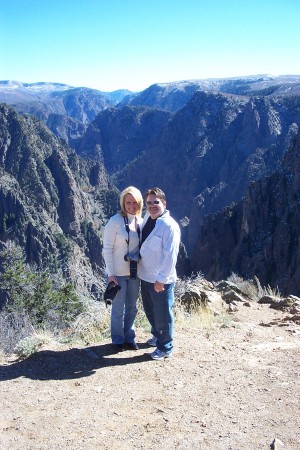 Me & My Sweetie at The Black Canyon in Gunnison, Colorado