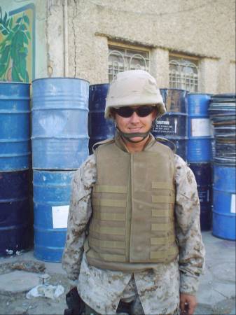 Beth in Iraq 2002