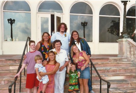 Mary Ann and all eight grandchildren
