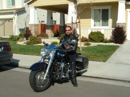 On my Harley Davison