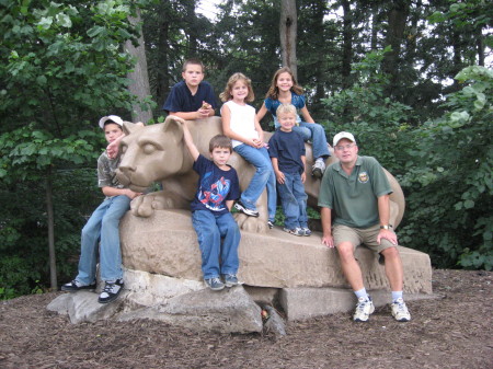 Me with some of my nine kids at Penn State