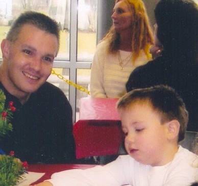 Dad & Zach - Christmas 2004