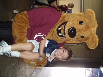 Mikey and the Nittany Lion