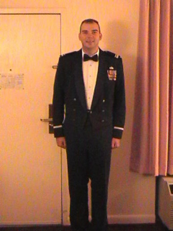 Tim in his mess dress.