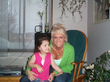 My grandaughter Chloe and me