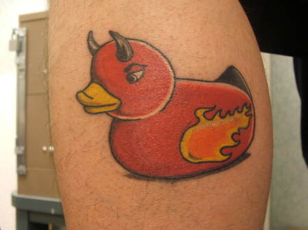 Devil Duck Tattoo