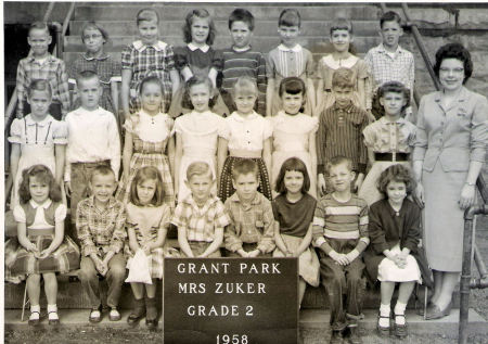 Grant Park School - Mrs. Zuker's 2nd Grade - 1957 - 1958
