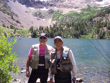 Fly fishing in the Sierras