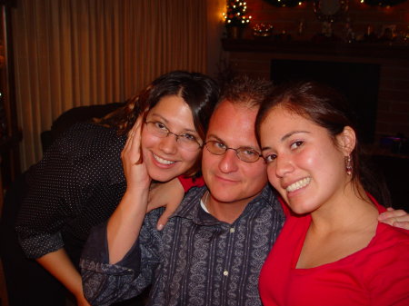 Me with My Daughters Xmas '03