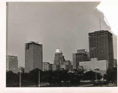 Down town Houston,  Gulf Building.