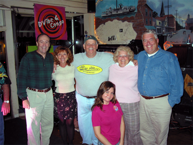 John, Dianne, Mac, Rhonda, Jim and a friend