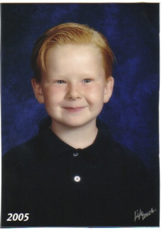 My son's 1st grade picture