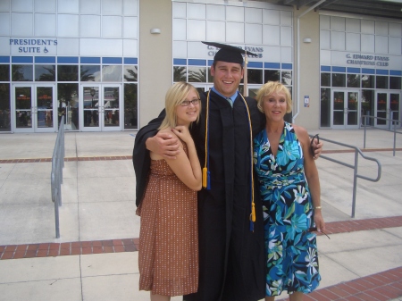 Darrin, Lauren and Me at his College Grad