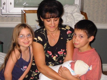 Linda and grandchildren