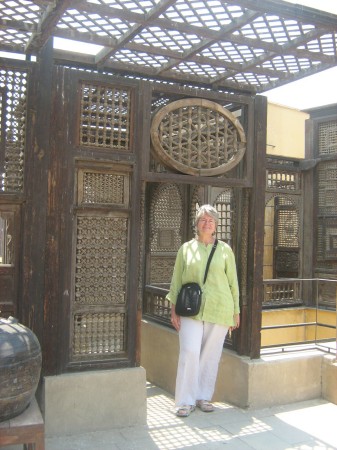 On the roof of the Gayer-Anderson House, Cairo, Egypt