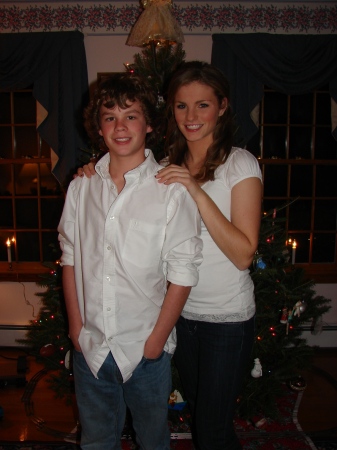 Joseph and Meg xmas photo