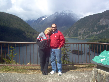 Vicki and I at Ross Lake