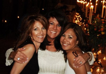 Cindy and two close friends in Napa!