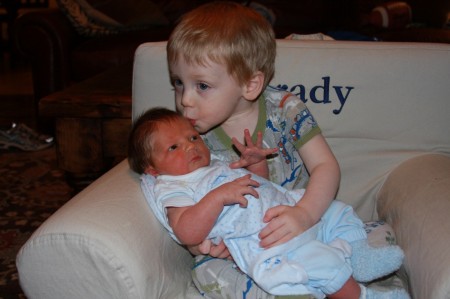 Grady welcomes new brother, Graham