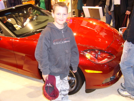 Tyler (8 y.o. at car show)